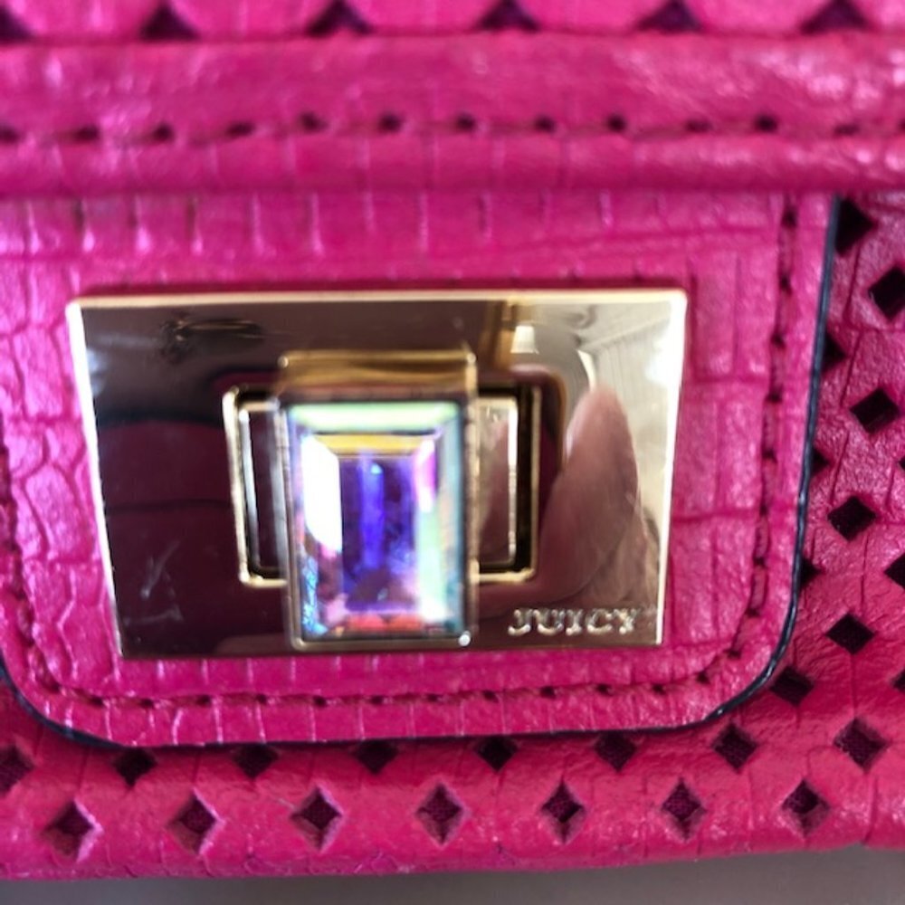 JUICY COUTURE Pink Gold Chain Crossbody Mini G Bag 2013 - Picture 7 of 15